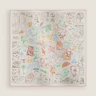 Le Philateliste du Faubourg scarf 90 | Hermès USA